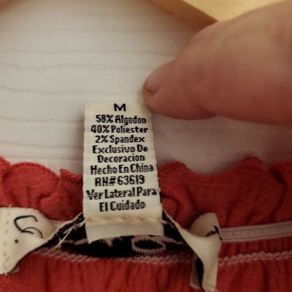 French Laundry crinkle cotton s/s top - Picture 4 of 7